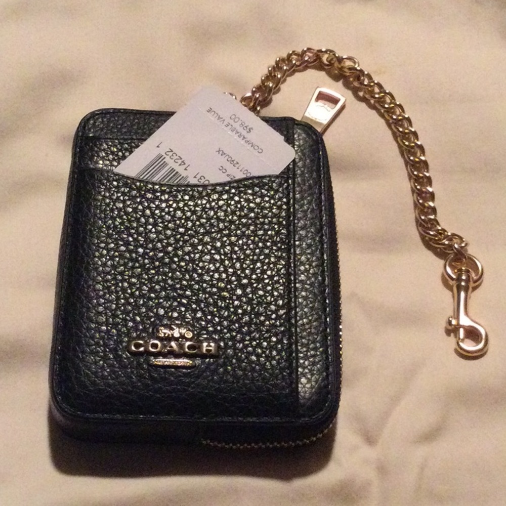 Coach Card Coin Holder